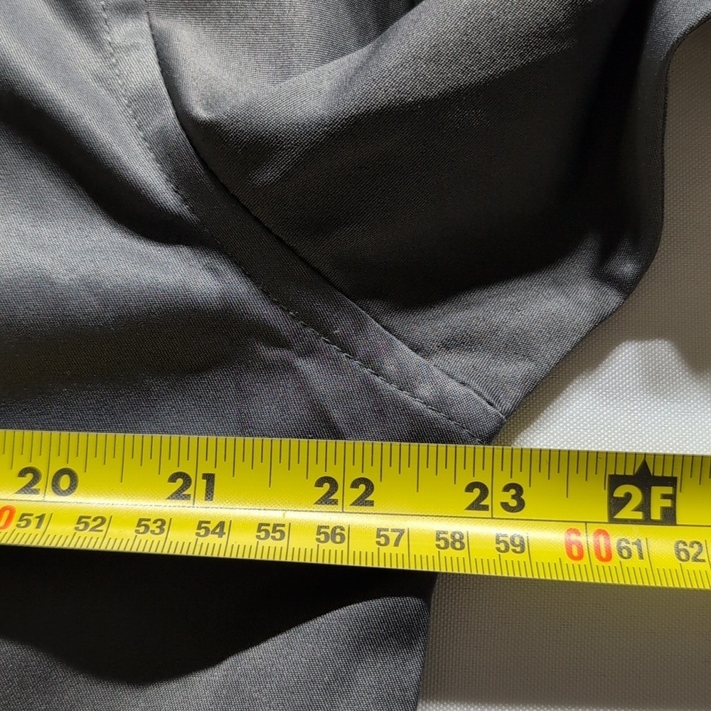 Flex Men's Luxury Collection Long Sleeve Button Up Shirt Gray Soft Fabric Size M - Picture 6 of 8